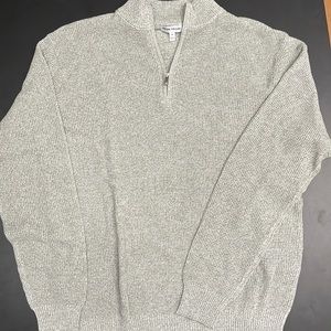 Peter Millar 1/4 zip sweater cotton/merino wool